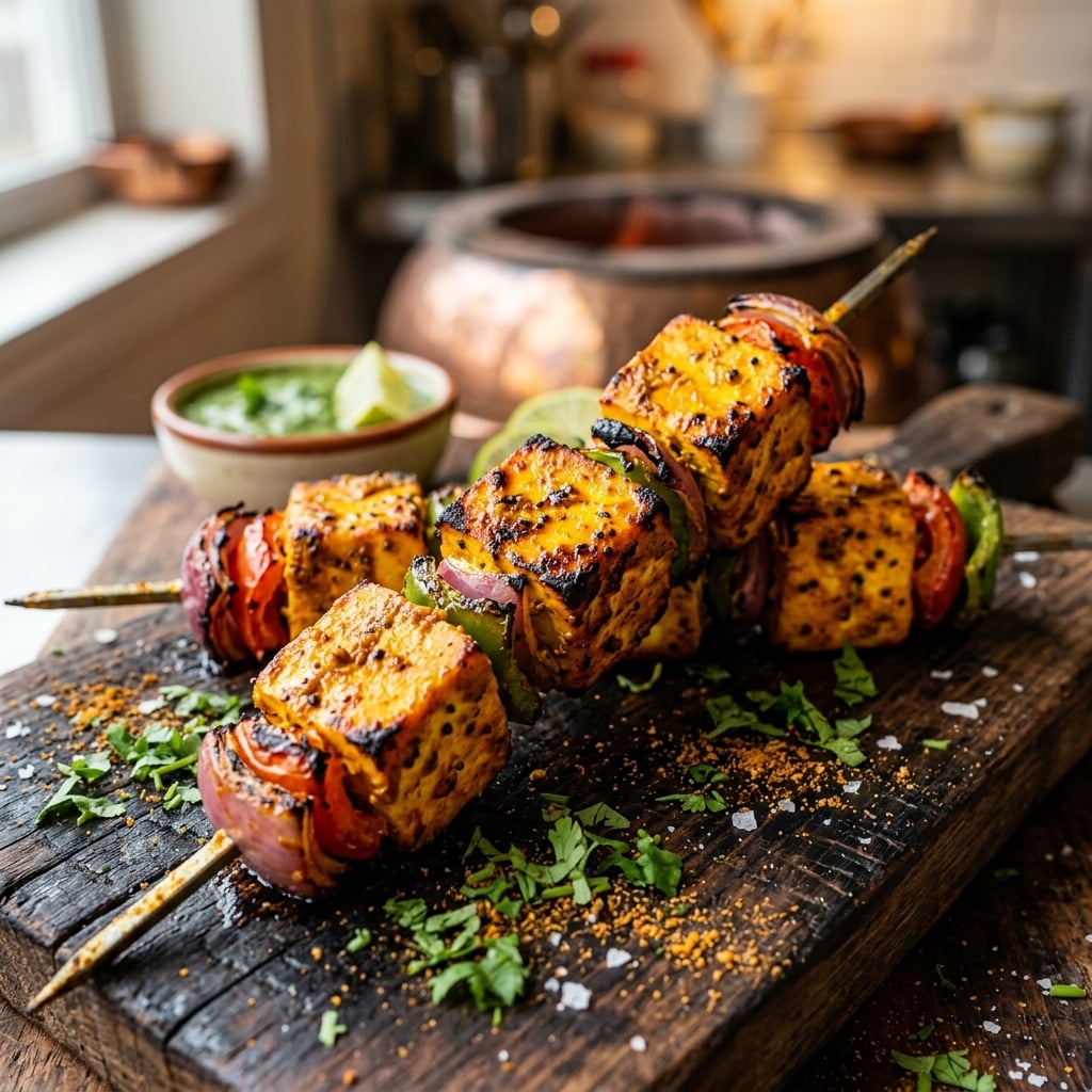 Paneer Achari Tikka
