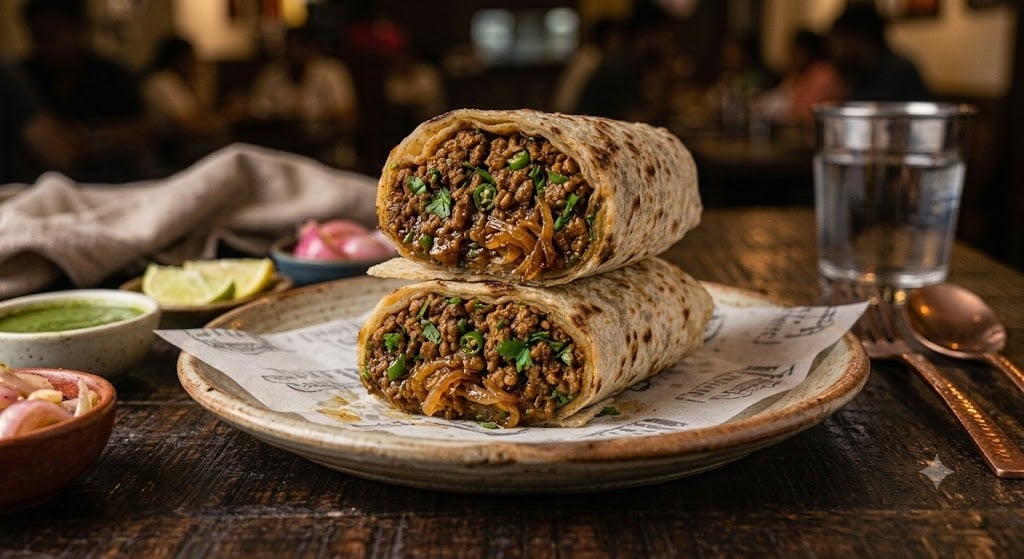 Keema Soya Roll